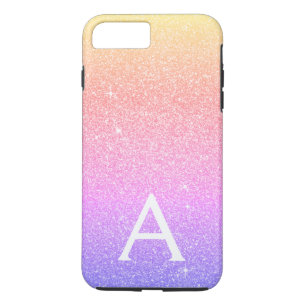 Pink Pastel Glitter and Sparkle Monogram Case-Mate iPhone Case