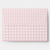 Pink Pastel Houndstooth Baby Girl