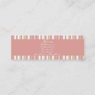 Pink Pastel • Profilecard Mini Business Card