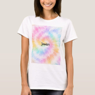 Pink Pastel Tie Dye Girly Chic T-Shirt