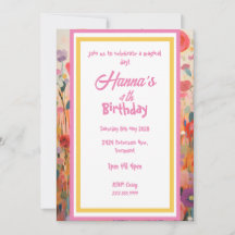 Pink Pastel Unicorn Folded Greeting