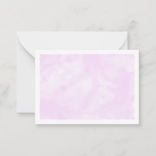 Pink Pastel Watercolor Blank All Occasion Card