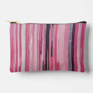 Pink Pastels Vertical Design Accessory Pouch