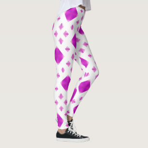 Pink pattern leggings