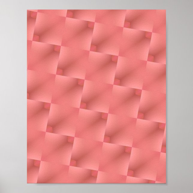 pink pattern pastel color poster (Front)