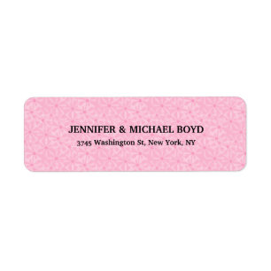 Pink Pattern Retro Stylish Classical Family