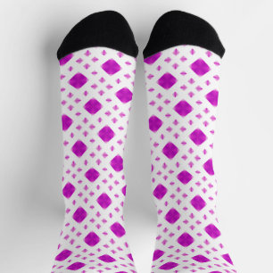 Pink pattern socks