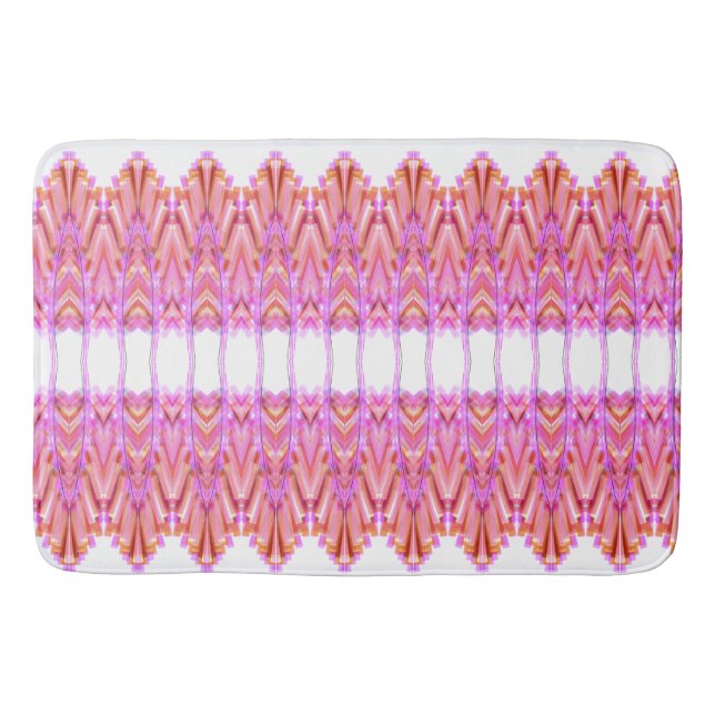 Pink Patterned Floor Mat (Front)