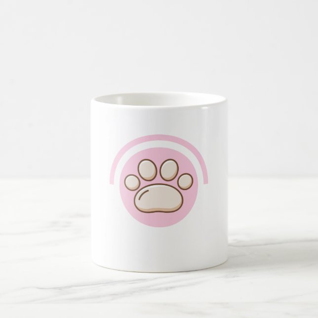 Pink Paw Mug (Center)