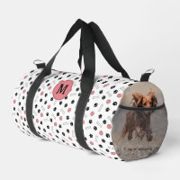 Pink Paws Bones Ball Dog Photos & Monogram