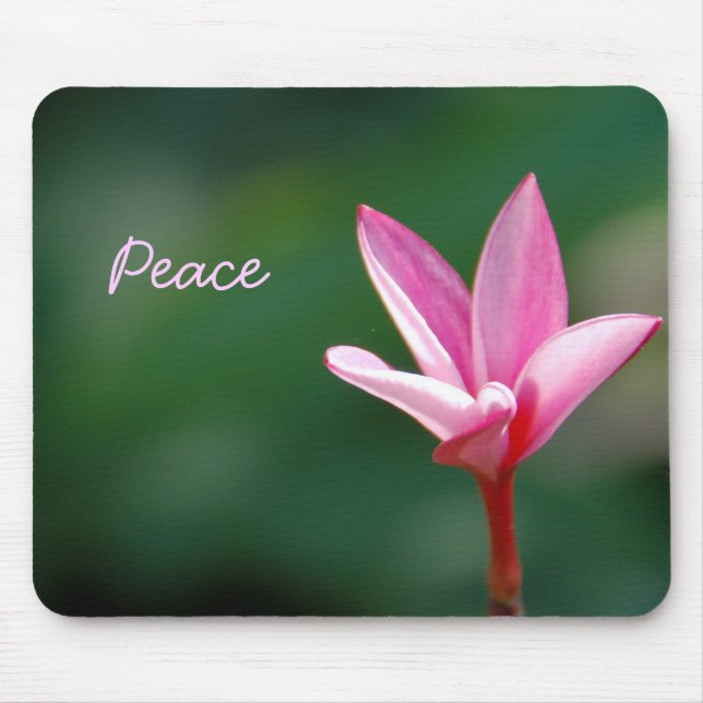 Pink Peace Mousepad (Front)