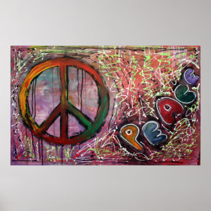 Pink Peace Poster