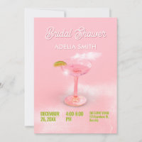 Pink peach cocktail margarita  bridal shower