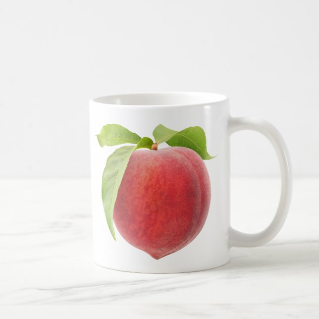 Pink peach coffee mug (Right)