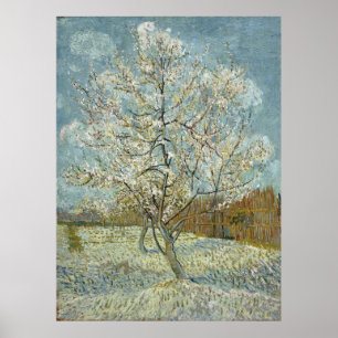 Pink Peach Tree by Vincent Van Gogh Poster