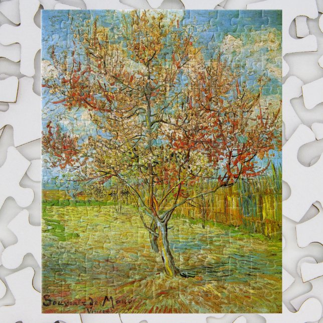 Pink Peach Tree in Blossom by Vincent van Gogh Jigsaw Puzzle (Creator Uploaded)