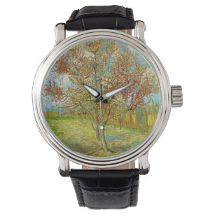 Pink Peach Tree in Blossom by Vincent van Gogh Watch
