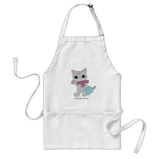 Pink Pearl Purrmaid Standard Apron