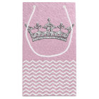 Pink Pearly Personalised Princess Gift Bags