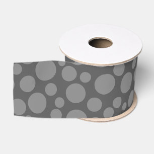 Pink peas grosgrain ribbon
