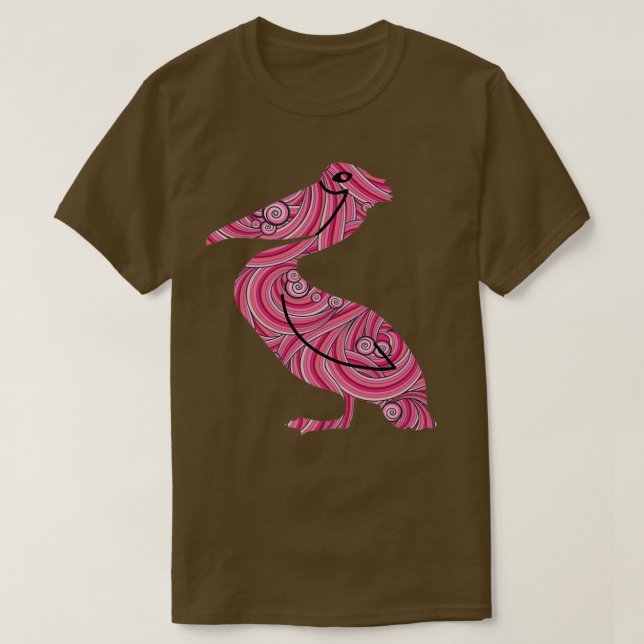 Pink Pelican T-Shirt (Design Front)