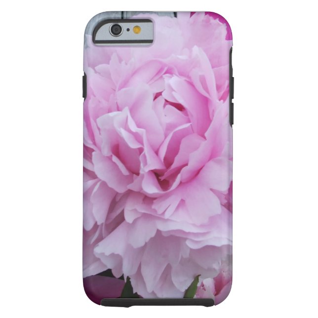 Pink Peonies Flower iPhone 6 case (Back)