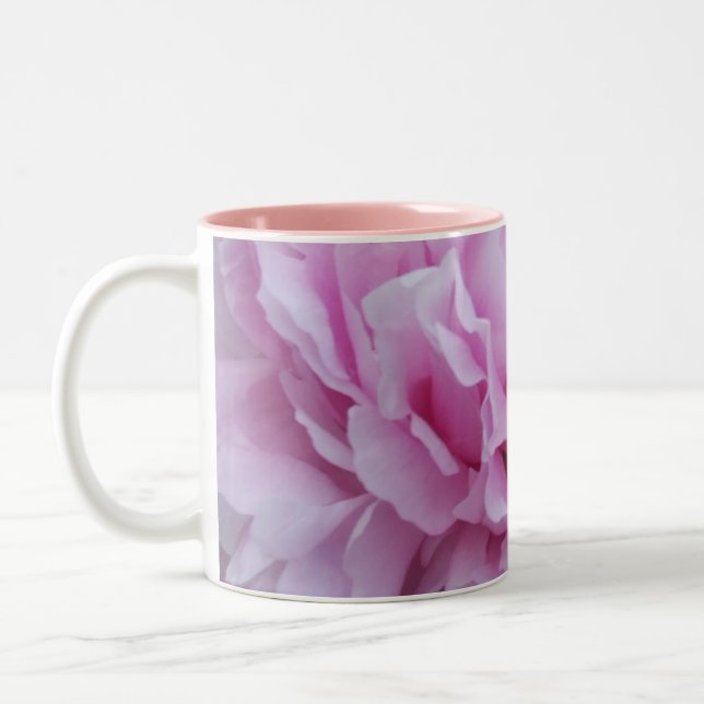 Pink Peonies Peony Mug Teacher Gift Bridesmaid (Left)