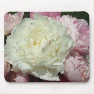 Pink Peonies / Pink Peony Mouse Mat