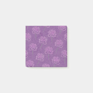 pink peonies - Post-It Notes pad