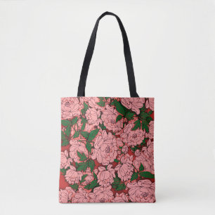 Pink Peonies Tote Bag