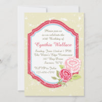 Pink Peony (3) Invitation