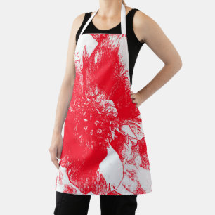 Pink Peony Apron