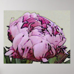 Pink Peony Art Print