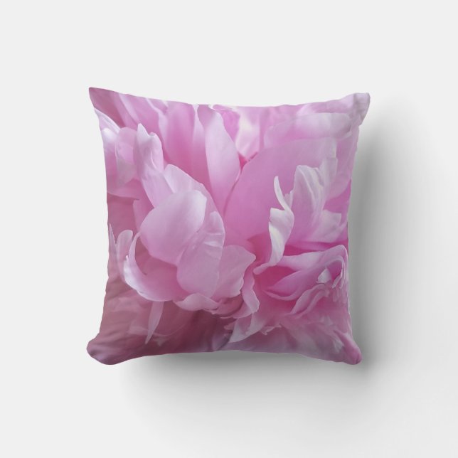Pink Peony Beauty Cushion (Front)
