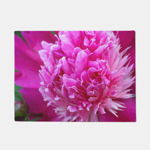 Pink Peony Doormat