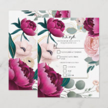 Pink Peony Eucalyptus Garden Floral Glam Wedding
