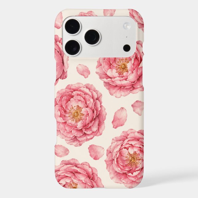 Pink Peony Floral Pattern (Back)