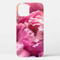 Pink peony flowers as floral art background, botan