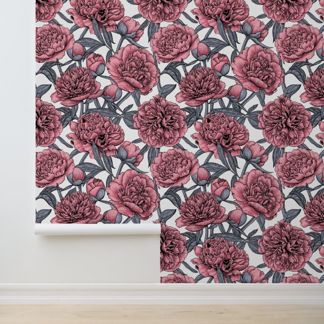 Pink peony garden wallpaper (Application)