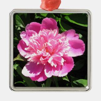 Pink Peony Metal Tree Decoration