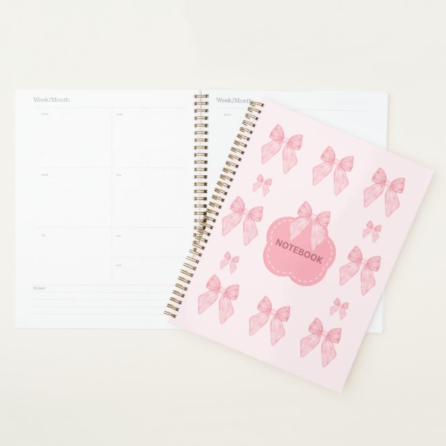 Pink Peony Notebook  | Elegant Floral Design Planner (Display)