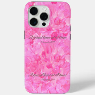 Pink Peony Phone Case-A Friend Loves iPhone 15 Pro Max Case
