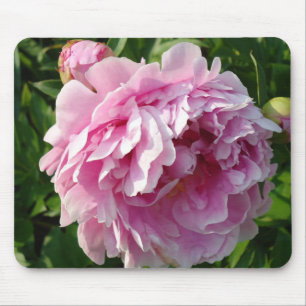 Pink Peony photo cottage farmhouse floral garden Mouse Pad