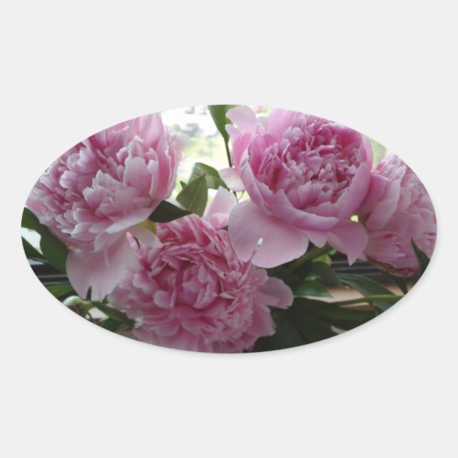 Pink Peony Stickers (Front)