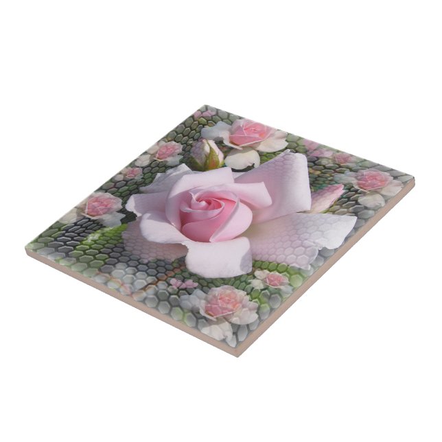 Pink Perfection ~ Ceramic Tile (Side)