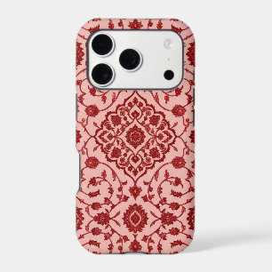 Pink Persian Floral iPhone 17 Pro Case