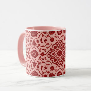 Pink Persian Floral Mug