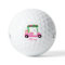 Pink Personalised Custom Golf Cart Clubs Name