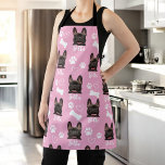 Pink Personalised Pet Photo Dog Lover Instagram Apron<br><div class="desc">Show off your love for your furry companion with the "Cute Custom Love Paw Print Dog Lover Pet Photo" design. This personalised product allows you to feature your favourite pet photo, creating a heartwarming tribute to your beloved dog. With an adorable paw print motif and customisable options, it's the perfect...</div>