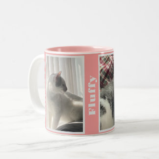 Pink Pet Photos and Names Mug